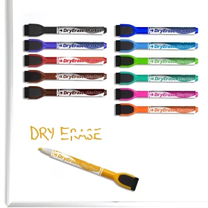 Non-toxic ,low Odor Marker, Magnetic Dry Erase  Marker/ 12 Colors Assorted Marker Pen
