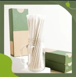 Wholesale Eco Friendly 100% Natural Grass Straws Biodegradable Drinking Straws Bulk Supplier