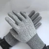 Cut Resistant Work Gloves PU Coating, ANSI  A4 / EN388 4X43D, ODM
