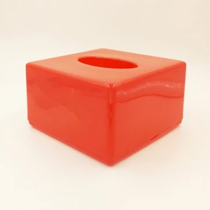 Newest design plastic tissue box for wholesales