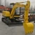 Import 3.5ton 2.3m3 Bucket Steel Track Closed Cabin Mini Hydraulic Digger Excavator from China