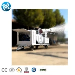 fog cannon agriculture use Pika truck mounted electric pesticide dust control sprayer dust fighter mist cannon