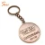 custom promo whirling metal keychain with engraved logo