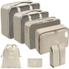 Durable Large 7 PCS/SET Packing Cubes Travel Suitcase Luggage Organizer Bags Expandable Packing Travel Bags Packing