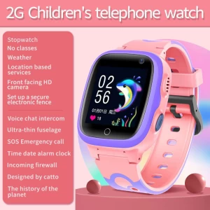 2G Children's Mobile Watch Waterproof Smart Positioning Model H03C Photography Touch Screen Children's Smartphone Watch