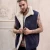 Import Natural Sheepskin Vest For Men Winter/Autumn/Spring, Straight Silhouette Vest, Fluffy And Warm, Sleeveless Jacket from Kyrgyzstan