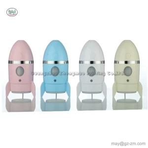 135ml Aroma Diffuser Mini USB Charging Rocket Humidifier LED Night Light for Home Office Car Decoration