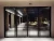 Import Outdoor sunshine room, electric curtains and porcelain slab door from China