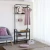 Import VASAGLE Coat Rack Stand, Free Standing Hall Tree, Coat Stand with Removable Hooks, Bench and Shoe Rack from China