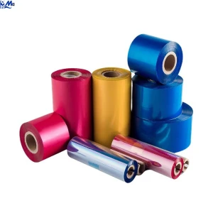 Thermal transfer ribbon metallic color transfer film