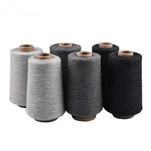 OE Cotton Melange yarn in conical for knitting machine solid color polyester cotton blended yarn
