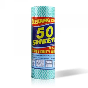 Multi-Purpose Kitchen Heavy Duty Wipes Cloth 50 Sheets Per Roll