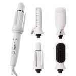5-in-1 Automatic Hair Curler Combo Roll Hair Curling Irons Set Self Led Rotating Hair Curler Hair Strai