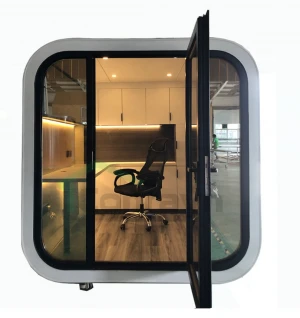 Fast install meeting room Eco-friendly tiny backyard office shed home office pods prefab house phone booth
