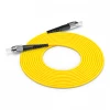 High quality UPC APC  polish FC FC simplex 9 125 PVC  LZSH single mode fiber optic patch cord