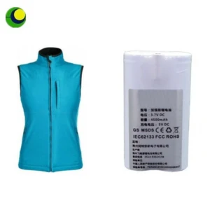 7V Next Gen heated vests clothing Lithium Battery Pack with high capacity