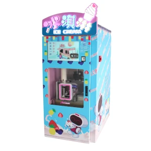 Ice Cream Vending Machine Coin For Shopping Mall