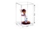 Clear Acrylic Display Box ideal for displaying figurines, jewelry, collectibles