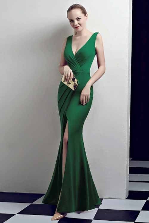 Buy Juniper Green Bridesmaid Dresses from One More Couture, France