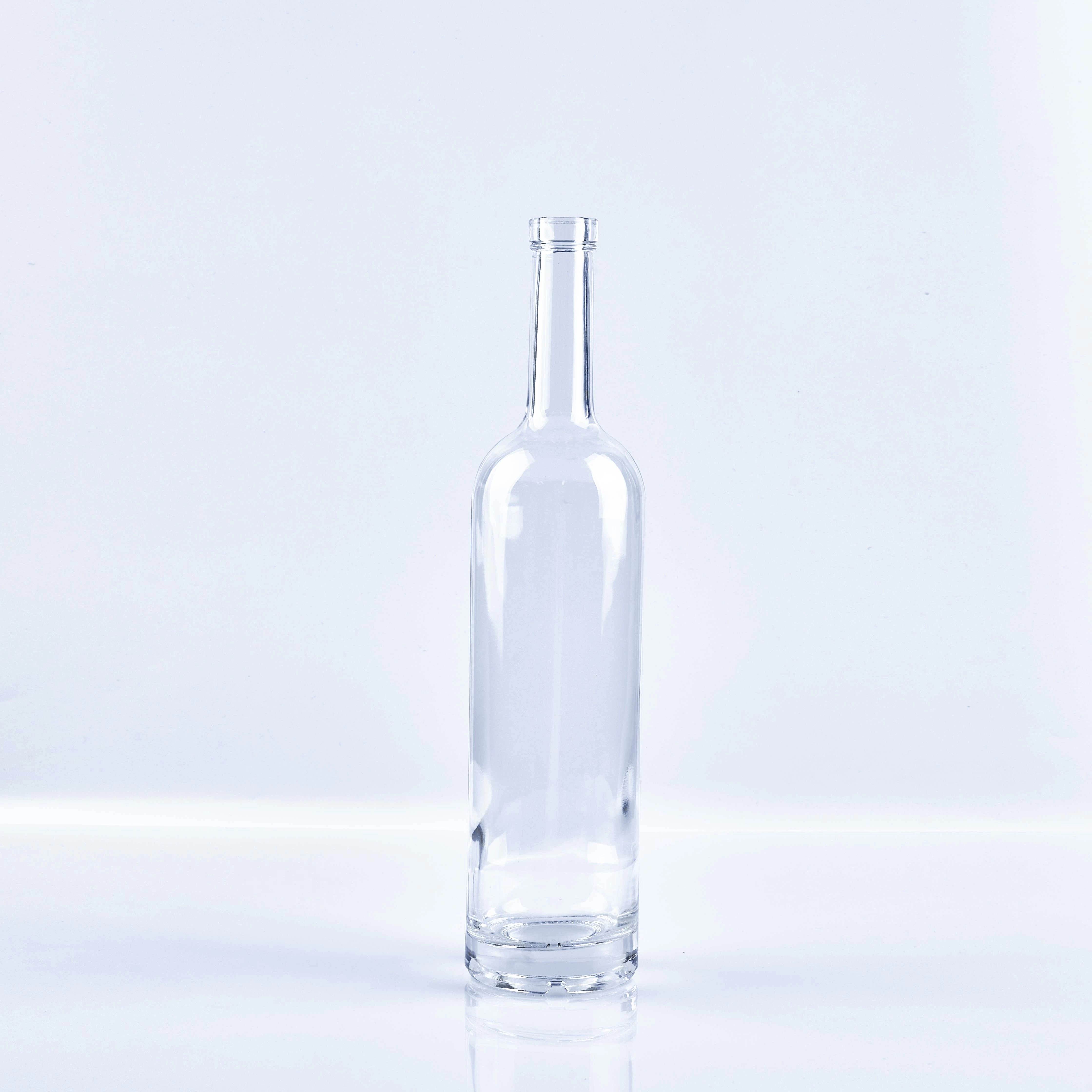 Buy Custom Glass Bottle Spirits Bottle Vodka Rum Gin Brand Mezcal Whiskey Bottle from Shandong