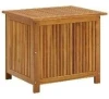 vidaXL Storage Box Acacia wood finish Solid acacia wood Medium Rustic