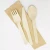 Import Disposable wooden cutlery set with napkin made in Vietnam from Vietnam