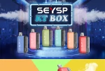 Seysp KTBOX Disposable Vape/E-Cigarette 15000 Puffs Display the remians of E-liqiud and battery