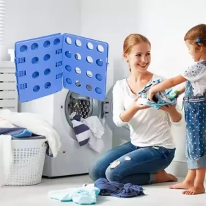 Premium Laundry Folder Durable Plastic Machine Fits T Shirts Clothing Pants Towels Clothes Folding Board