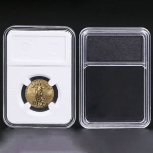 Collection Collectible Coib Display Case Acrylic Coin Holder Capsules Challenge Coin Plastic Case NGC Coin Slab Holder