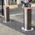 Import UPARK Good Quality 219mm Road Security Parking Lot Not Hydraulic Bollard Anti-collision Automatic Rising Post Bollards from China