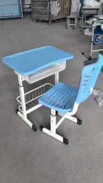 school desk and chair