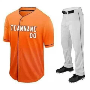 Best Design Sublimation Baseball Jersey and Pant  OEM Custom Made Sublimation Baseball Uniform