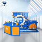 WS-1000F Horizontal Steel Belt wrapping machine (The packaging ring can be moved in and out)