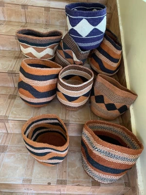 African KIONDO WOOVEN BAGS