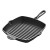 Import pre-seasoned  cast iron square  grill pan with easy grip handles 27.5cm from China