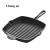 Import pre-seasoned  cast iron square  grill pan with easy grip handles 27.5cm from China