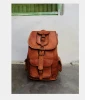 Personalized Genuine Goat Leather Handmade Backpack, Rucksack, Travel Vacation Bag, Picnic College School Mini Bag