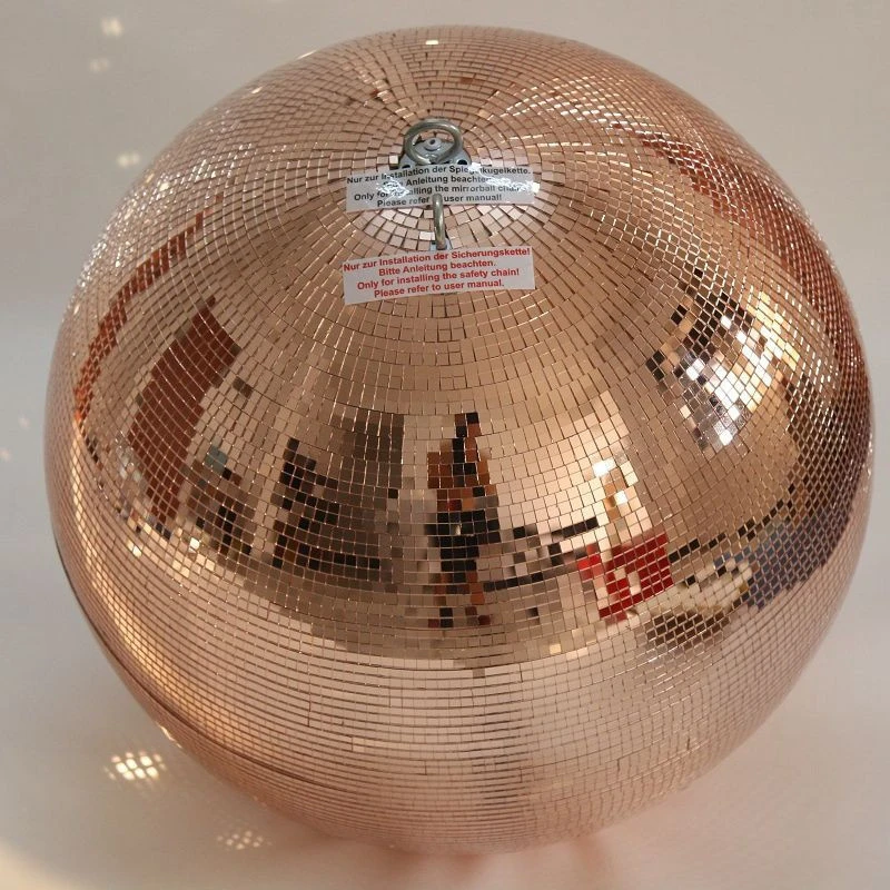 Buy 24 Rose Gold Disco Mirror Ball - Large Disco Ball with Hanging Swivel  Ring