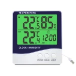 Digital max-min backlight thermometer hygrometer