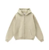 Unisex Zip-Up Hoodie | Custom Logo OEM Private Label Zipper Sweatshirt