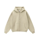 Unisex Zip-Up Hoodie | Custom Logo OEM Private Label Zipper Sweatshirt