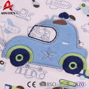 100% cotton wholesale long sleeve unisex infants toddlers clothing baby rompers