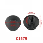 1000 PCS Mixed Packing Car Engine Hood Insulation Cowl Grille Push-Type Clip fits for Mercedes Benz Chrysler 2309900192 6104900A