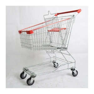100L shopping cart for shopping mall shopping trolley for store