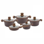 10pc aluminum cookware set cooking pot cookware kitchen non stick cookware sets
