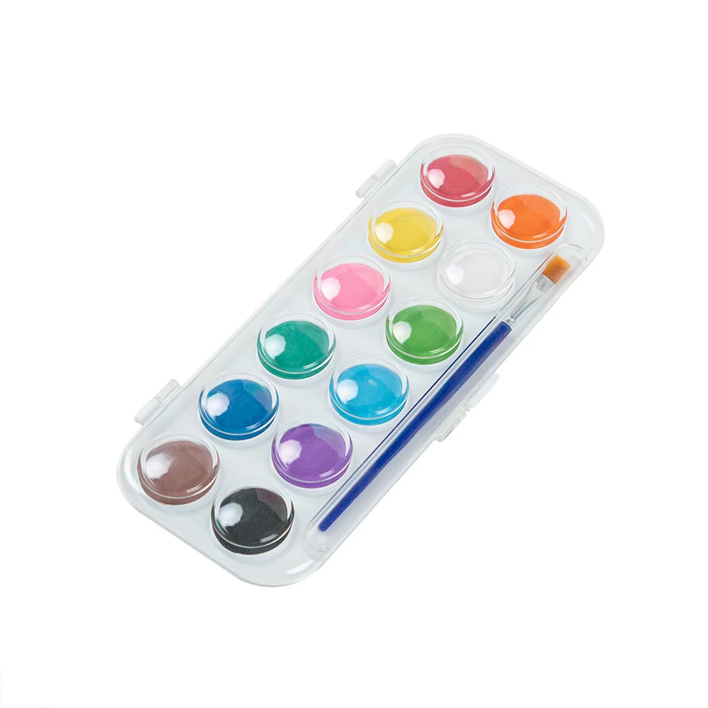 12 colors water paint set for hobbies hot sale art supplies