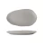 Import 12"  hand pinch design irregular ceramic plate stoneware olive green serving dish porcelain restaurant  plates from China