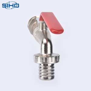 1/2 Inch brass wall mounted tap thread bibcock faucet with high quality