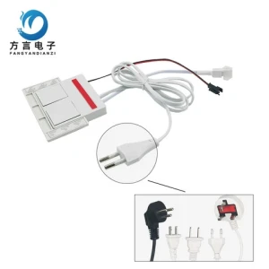 12V 1A Double Key Monochrome Capacitive  Touch Sensor Dimmer Smart Switch with Built-In Power Drive and Defogger