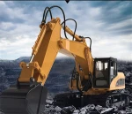 15 Channel 2.4G Radio Control Mini Car Toys RC Excavator Models Toys for kids Car 1580vs Huina Toys1550